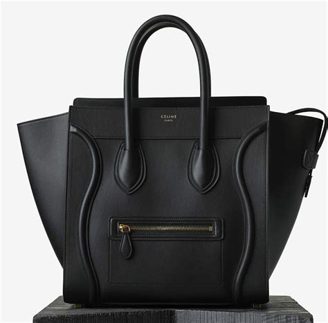 celine luggage handbag mini what does it hold|Celine shoulder luggage tote price.